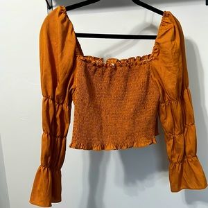 AMAZON | Burnt Orange Going Out Top